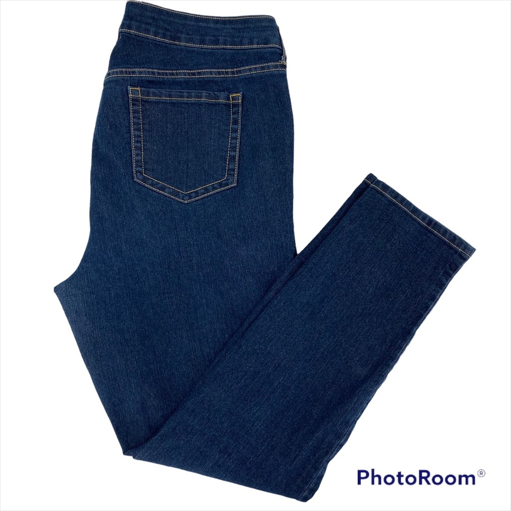 TORRID Skinny  Jeans Mid Rise Skinny Stretch  Plus Sz 16 Dark Blue Jeans